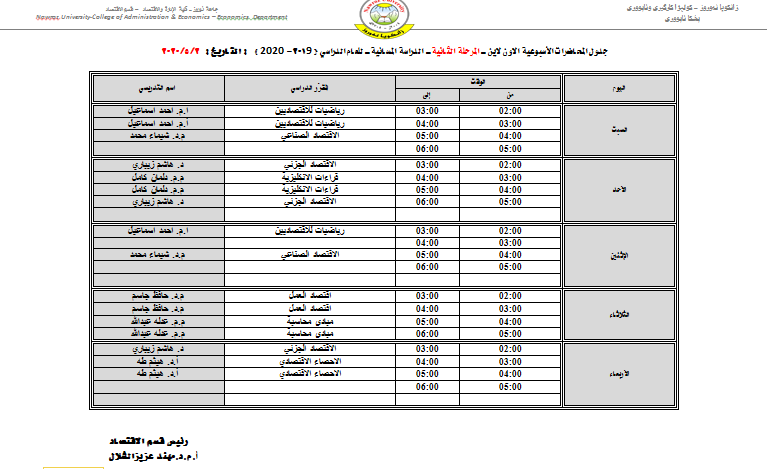 2اقتصاد مسائي