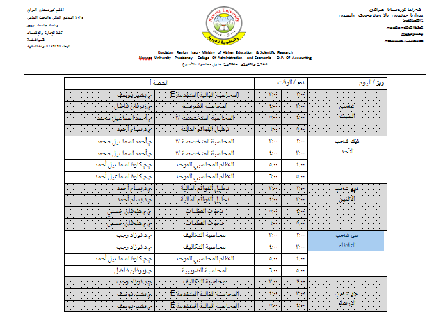3محاسبة مسائي